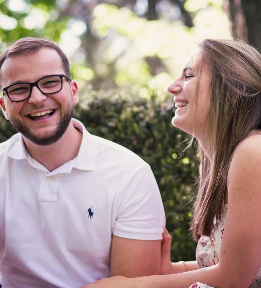 süßes Bild von Johannes und Vanessa